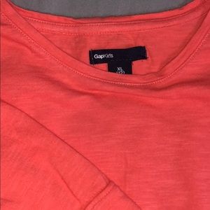 Girls siZe 12 corral/salmon shirt